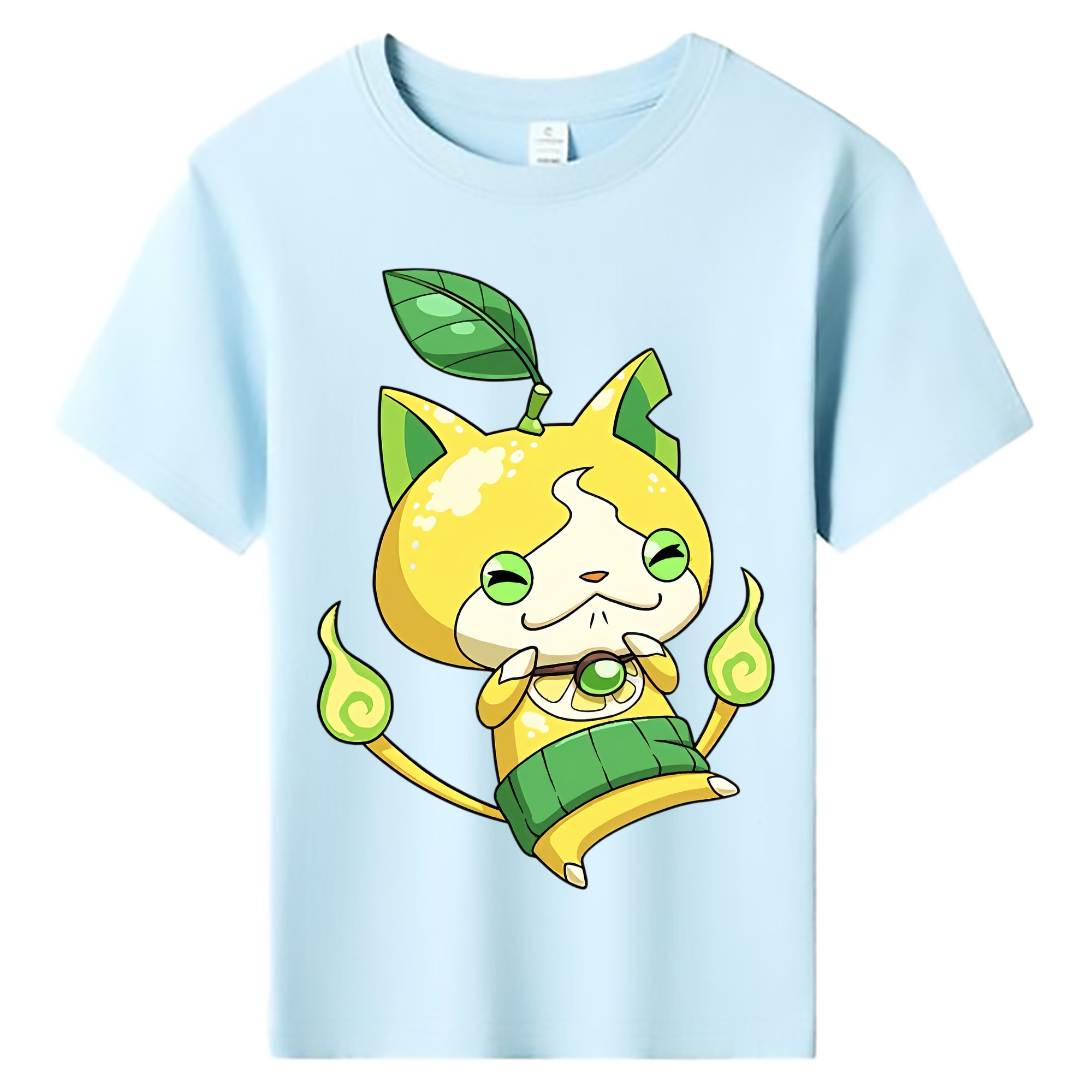 （画像用） 妖怪ウォッチ Yo-kai Watch 綿100％キッズTシャツ（フロントプリント）